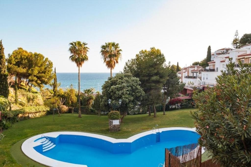 La Amapola, A Little Oasis With Sea View, 200 Meters From The Beach. Nerja Kültér fotó